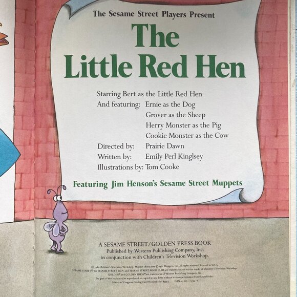 Vintage The Sesame Street Book: The Little Red Hen - Picture 5 of 9
